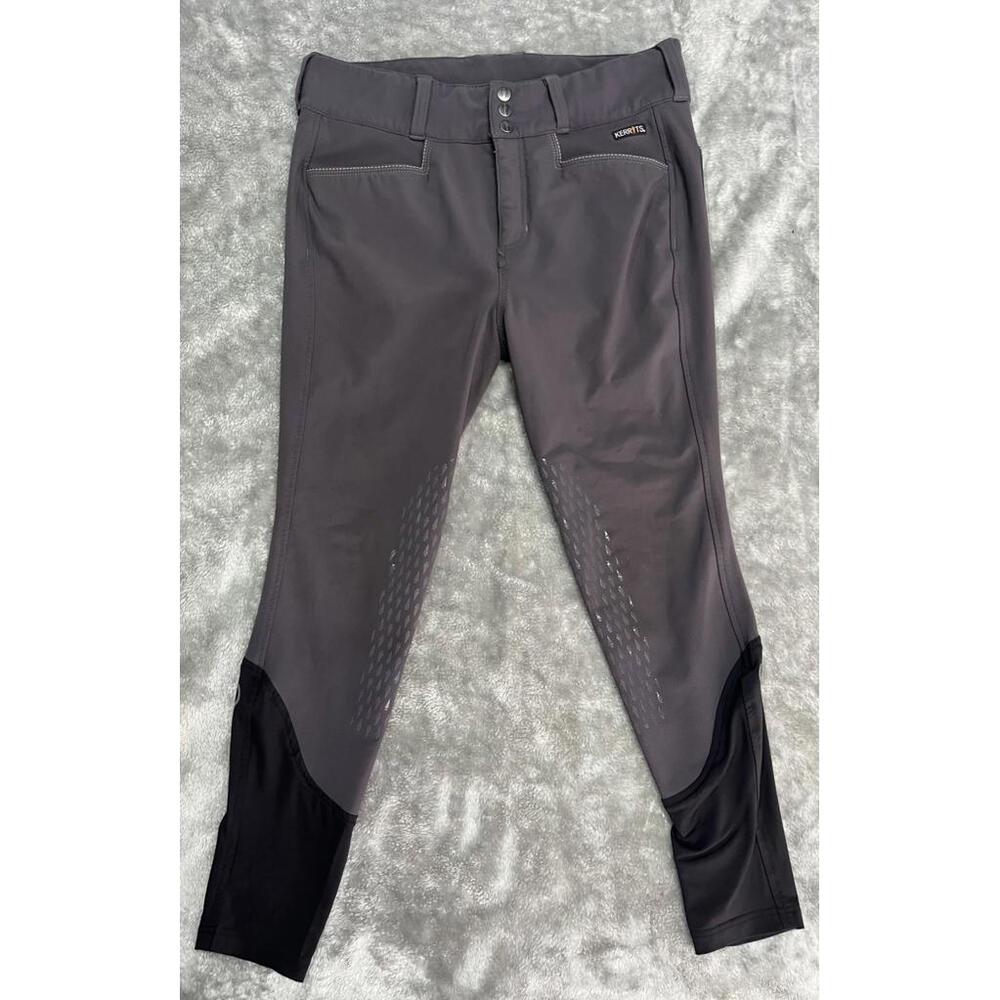 Kerrits Arena K Pro Knee Patch Breeches Equestrian Horse Riding Pants Women L